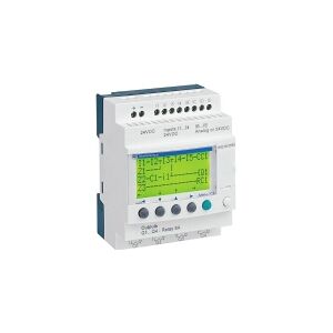 SCHNEIDER ELECTRIC Zelio Logic SR2 Kompakt smart relæ / programmerbar controller 12 I/Os, 24 V DC, med LCD