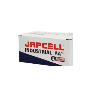 Lakuda ApS Japcell batteri 1,5V - AA industrial- pakke a 40stk