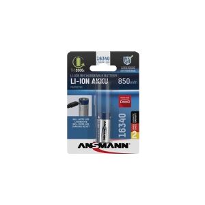 ANSMANN-ENERGY Ansmann 16340, Micro-USB Special-batteri 16340 Litium 3.6 V 850 mAh