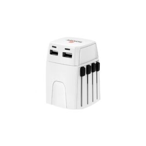 SKROSS MUV MICRO travel adapter with two USB plugs