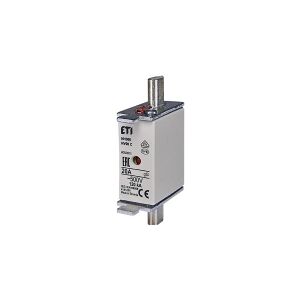 CSDK-SL Sikring NH00 20A gG, 500V AC, brydeevne 120kA, Standard IEC 60269-1, IEC 60269-2. Med status indikator - (3 stk.)