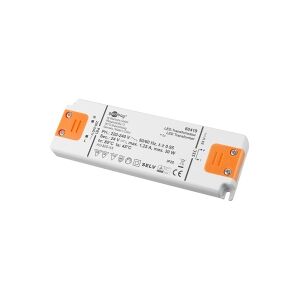 Goobay 60419, Elektronisk lystransformer, Orange, Hvid, IP20, -20 - 45 °C, CE, RoHS Directive 2011/65/EU [OJEU L174/88-110, 01.07.2011, Kasse