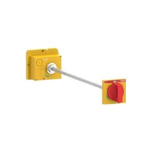SCHNEIDER ELECTRIC Forlænget drejegreb, ComPacT NSX 100/160/250, rødt greb på gul front, aksellængde 185 til 600 mm, IP55