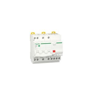 SCHNEIDER ELECTRIC Resi9 XP RCBO/kombiafbryder 3PN C-karakteristik 20A 6kA 30mA klasse A 90mm