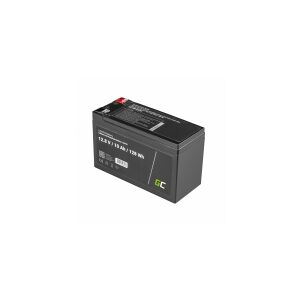 GREENCELL Green Cell CAV10, Lithium jern fosfat (LiFePO4), 12,8 V, 1 stk, Sort, 10 At, 128 Wh