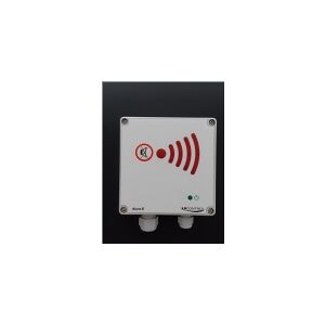 LS CONTROL Alarm E (ES1098) med lys- og lydsignal til ventilationsalarm for ekstern pressostat, 230V/24V. Leveres med slange, batteri og studs.