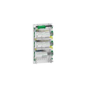 SCHNEIDER ELECTRIC Færdigmonteret Resi9 XP PW gruppetavle, 3 rækker 13M: 1xAFB 1xSPD + 2xRCD + 1xC16A 1PN + 5xC10A 1PN