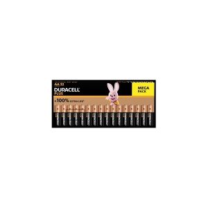 Duracell Plus-AA BP32 AA-batterier alkaline-mangan 1,5 V 32 stk