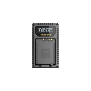 Nitecore usb-oplader til 2x Fujifilm Np-w126 Np-w126s batterier + lcd-skærm / Nitecore / Fx1