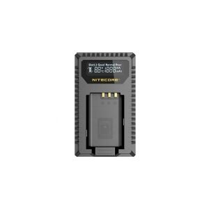 Nitecore usb-oplader til 2x Sony Np-bx1 Npbx1-batterier + lcd-skærm / Nitecore Usn2