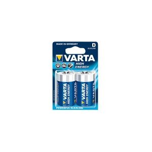 Varta High Energy - Batteri 2 x D - Alkalisk