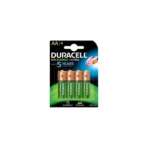 Duracell Recharge Ultra - Batteri 4 x AA type - NiMH - (genopladelige) - 2500 mAh