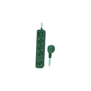 Philips POWER PLUG PHILIPS POWER PLUG GREEN 4-SPOT 1.5M CHP2147G/60