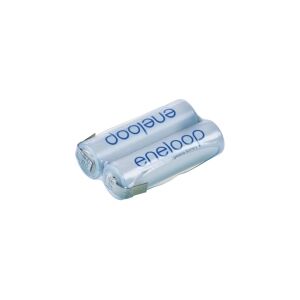 Panasonic eneloop Reihe F1x2 Batteripakke Celletal: 2 Batteristørrelse: R6 (AA) Z-loddefane NiMH 2.4 V 1900 mAh