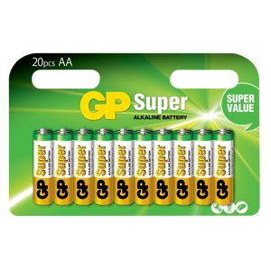 Gp - Super Alkaline - Aa Batteri - 20 Stk.