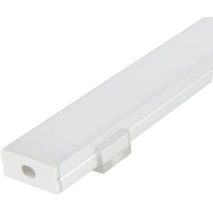 Aluminiums Skinne Til Led Strips - Bred Profil - 1 M