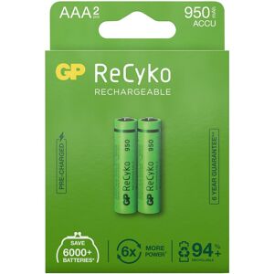 Gp Recyko Aaa-Batteri - 950 Mah - 2 Stk.