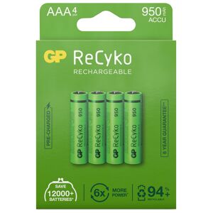 Gp Recyko Aaa-Batteri - 950 Mah - 4 Stk.
