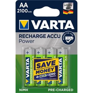 Varta Genopladelig Ni-Mh Aa Batteri - 2100 Mah - 4 Stk.