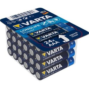 Varta - Longlife Power Alkaline Batteri Aaa - 24 Stk.