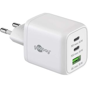 Goobay 230v Usb-C Pd Qc Multiport Oplader - 65w - Hvid