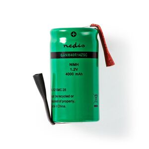 Nedis Genopladelige Ni-Mh-Batteri - 1,2 V - Til Lodning - 4000 Mah