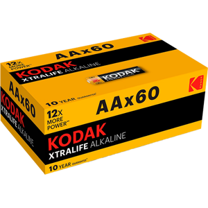 Kodak Xtralife Alkaline Aa Batteri - 60 Stk.