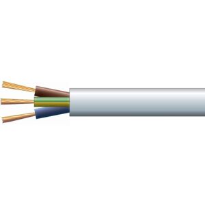 ELW Plastledning - Rund - 3x0.75mm2 - Grå - 100 M