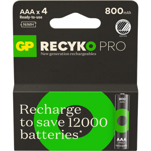 Gp Recyko Pro Aaa-Batteri - 800 Mah - 4 Stk.