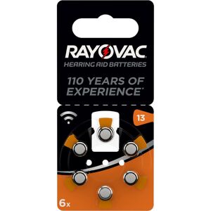 Varta Rayovac Hearing Aid Battery Size 13, Pr48 - 6 Pack