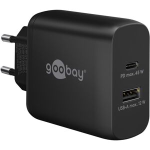 Goobay Hurtigoplader Pd - Usb-C/usb-A - 45w - Sort