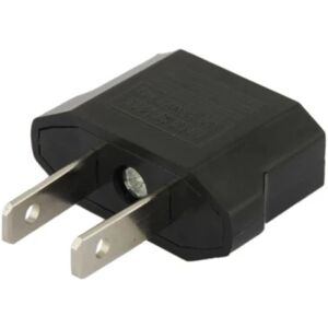 ExpressVaruhuset 2-PACK Rejseadapter EU til USA Black