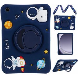 Samsung Galaxy Tab A9 Plus Cover Astronaut Med Stand Blå