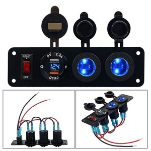 12v udtag Dc 12volt usb udtag Panel Prewired cigar