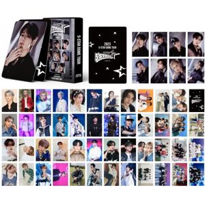 Kpop Stray Kids-fotokort 55 Pack Stray Kids Lomo-kort Stray Kids 5-stjernet DOME TOUR Nyt albumkort