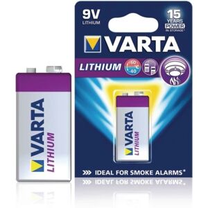 Varta Lithium Batteri 9V   1200 mAh   1-Blister