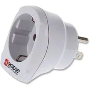 SKROSS Europe to USA travel adapter, 15A, 110-125V, white