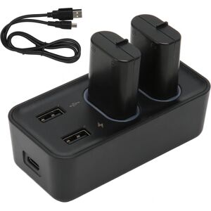 Controller batteripakke 2 stk 800mAh genopladelige batterier med USB-opladerstation til Xbox One X S Series-W