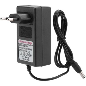 LD DC 12,6V 2A strømforsyningsadapter Udskiftningsoplader til lithium-ion-batteri 100-240V EU-stik