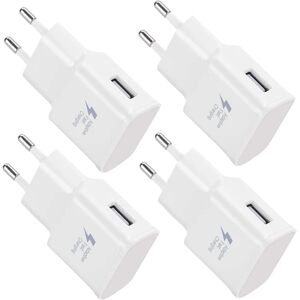 4 Pack 5V-2A USB Power Charger Socket Adapter Universal Fast Cha