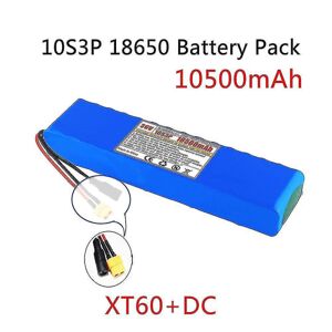 36v 10,5ah batteri Ebike batteripakke 18650 Li-ion batterier 10s3p 350w 500w til power el scooter Motorcykel scooter Y XT60 DC