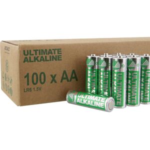 Deltaco AA-batterier (LR6) - 100-pak