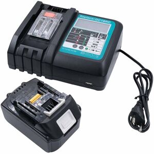 Noname BL1830 + DC18RC T oplader + batteri, 18V 3Ah