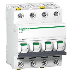 Schneider Electric Schneider 10a Automatsikring C 3p+n I Hvid