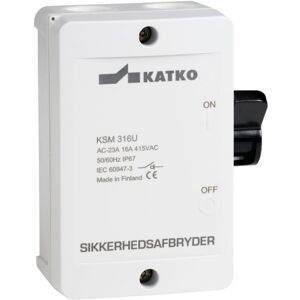 Katko Ksm316u Sikkerhedsafbryder M20 Med 3p Til 16a