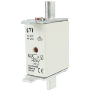 ETI Sikring Nh 000 80a 500v Gl/gg