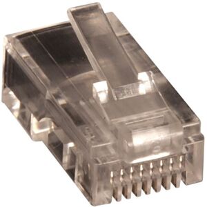 Lan-Com Modular Plug, Kat.5e Rj45 Utp 8/8, Rundt Flerkoret Kabel