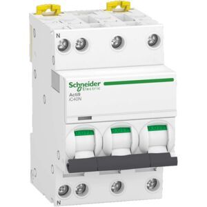 Schneider Electric Schneider 10a Automatsikring C 3p+n I Hvid