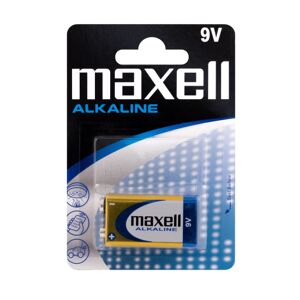 Maxell 9 Volt Alkaline Batterier, Pakke Med 1 Stk.