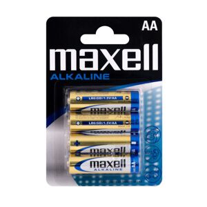 Maxell Aa Alkaline Batterier, Pakke Med 4 Stk.